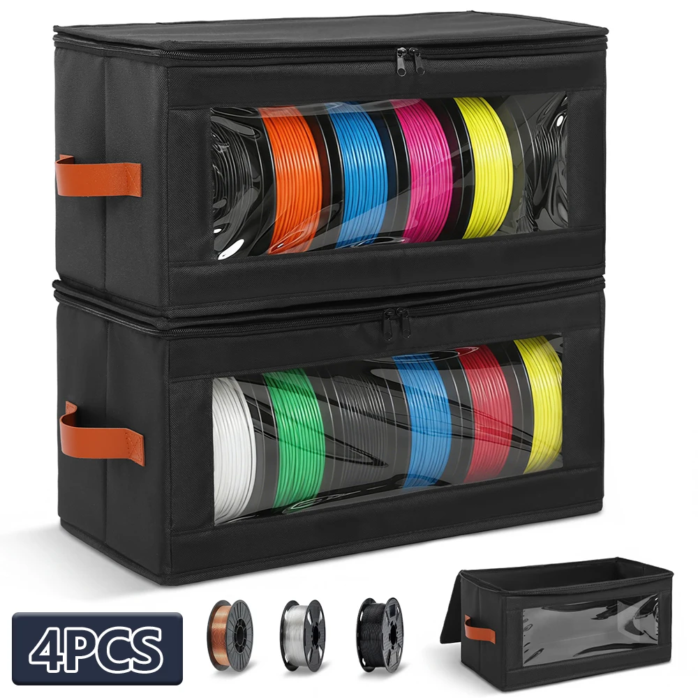 Commercial Fabric Printing Machine - 4Pcs Filament Storage Box Large Capacity