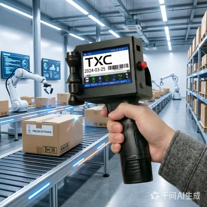 Label Printer - New Top Portable Battery Powered Manual