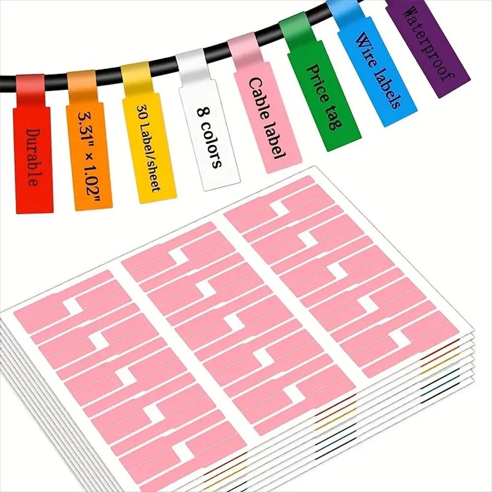 Waterproof Cable Labels Tags C - Label Maker ulasan dan harga
